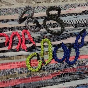 Paracord bracelets and keychains